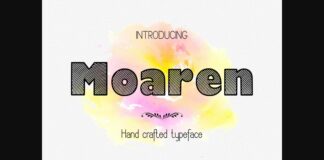 Moaren Font Poster 1