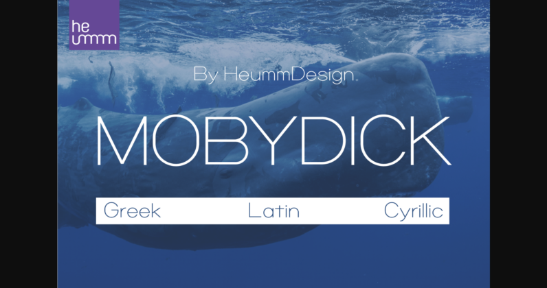 Mobydick Font Poster 3
