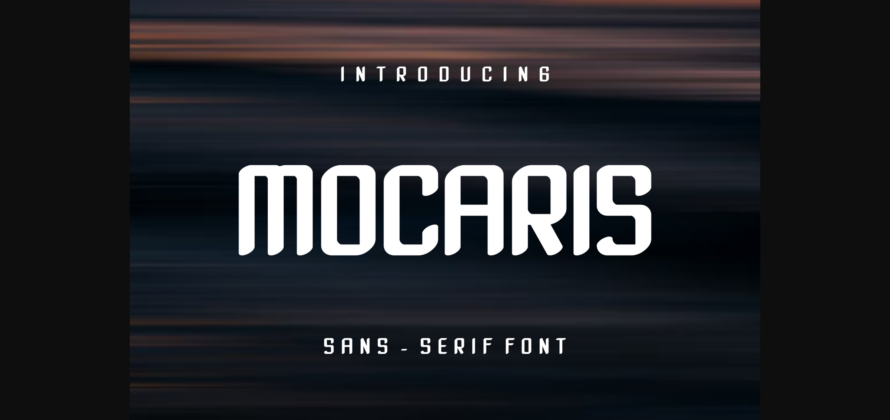 Mocaris Font Poster 3