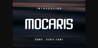 Mocaris Font Poster 1