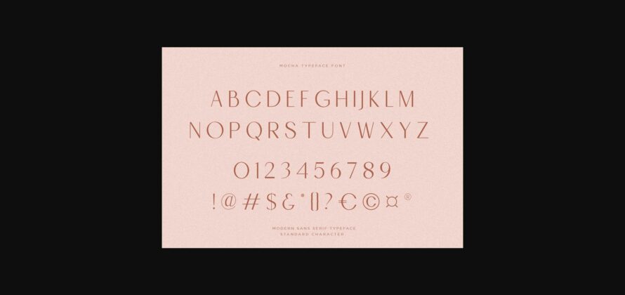 Mocha Font Poster 10