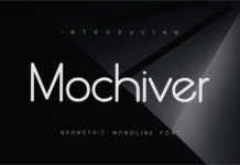 Mochiver Font Poster 1