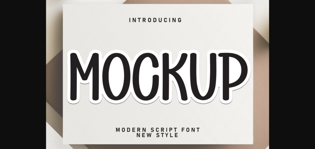 Mockup Font Poster 1