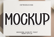 Mockup Font Poster 1