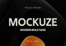 Mockuze Font Poster 1