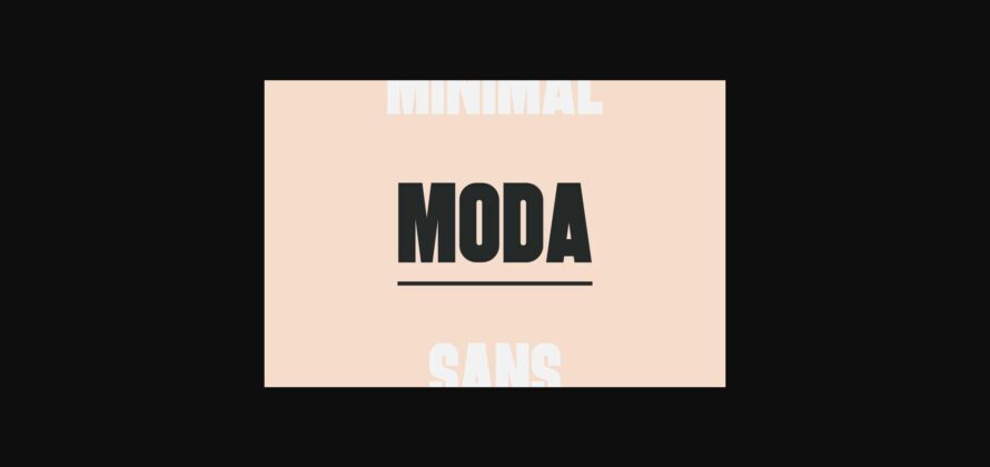 Moda Font Poster 1