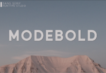 Modebold Font Poster 1