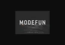 Modefun Font Poster 1