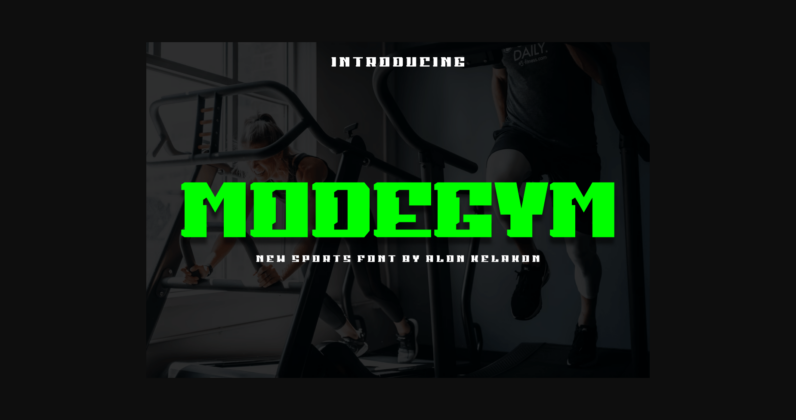 Modegym Font Poster 3