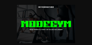 Modegym Font Poster 1