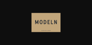 Modeln Font Poster 1