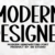 Modern Designer Font