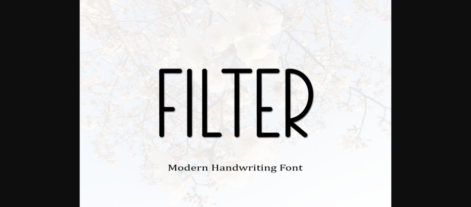 Modern Font Poster 6