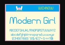 Modern Girl Font Poster 1