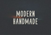 Modern Handmade Font Poster 1