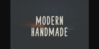 Modern Handmade Font Poster 1