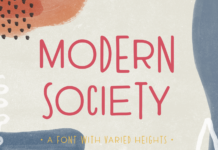 Modern Society Font Poster 1