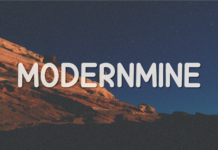 Modernmine Font Poster 1
