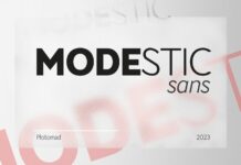 Modestic Font Poster 1