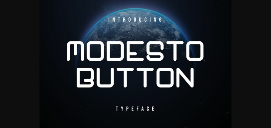 Modesto Button Font Poster 3
