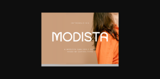 Modista Font Poster 1