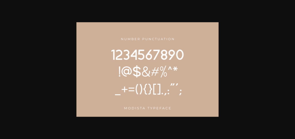 Modista Font Poster 11