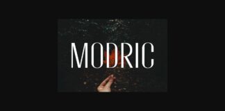 Modric Font Poster 1