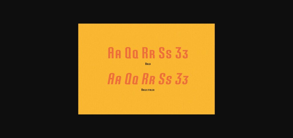 Modura Font Poster 5