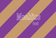 Moebius Font Poster 1