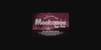 Moekamoe Font Poster 1