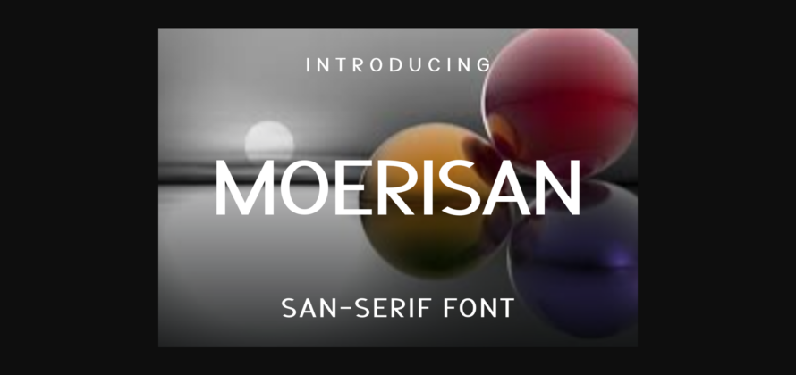 Moerisan Font Poster 3