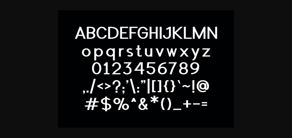 Moerisan Font Poster 4