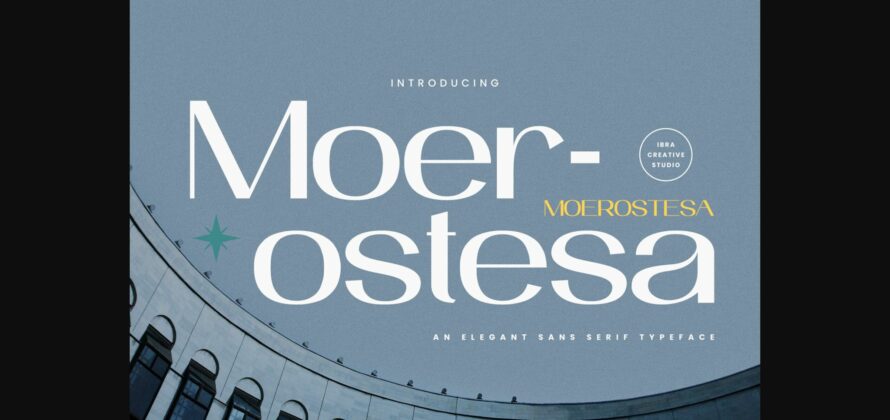 Moerostesa Font Poster 3