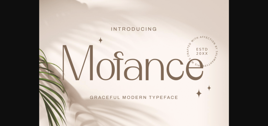 Mofance Font Poster 3