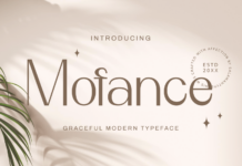 Mofance Font Poster 1