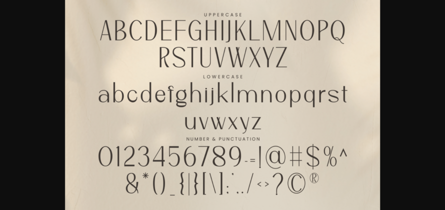 Mofance Font Poster 8