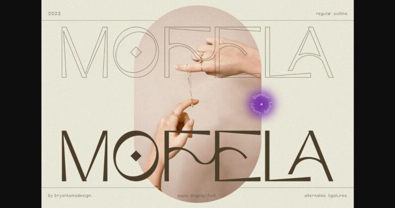 Mofela Font Poster 3