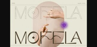 Mofela Font Poster 1