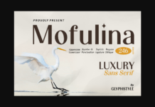 Mofulina Font Poster 1