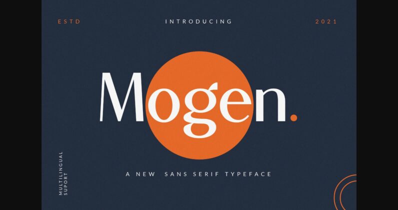 Mogen Font Poster 3