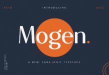 Mogen Font Poster 1