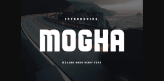 Mogha Font Poster 1