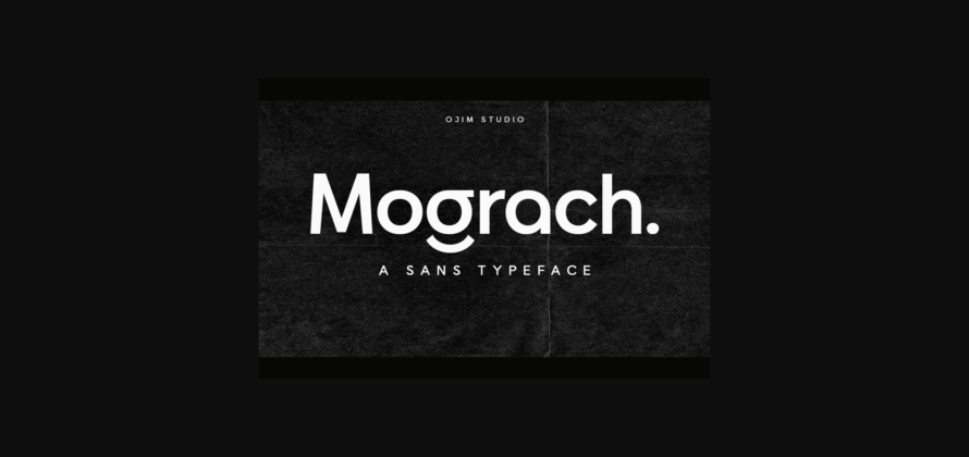 Mograch Font Poster 3