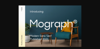 Mograph Font Poster 1