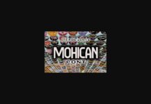 Mohican Font Poster 1