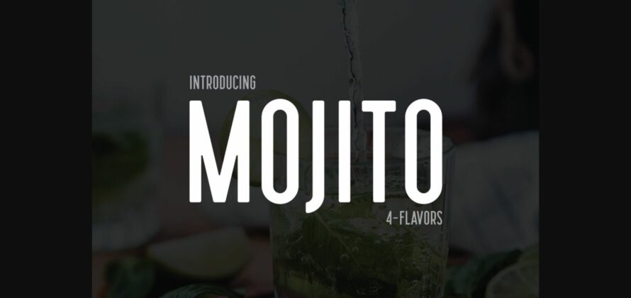 Mojito Font Poster 3