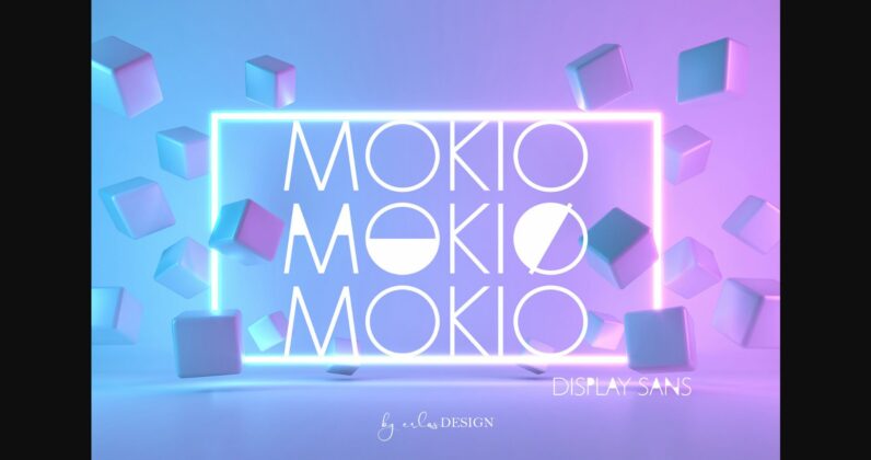 Mokio Font Poster 3