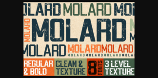 Molard Font Poster 1