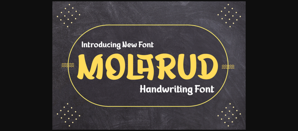 Molarud Font Poster 3