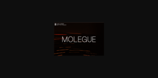 Molegue Font Poster 1